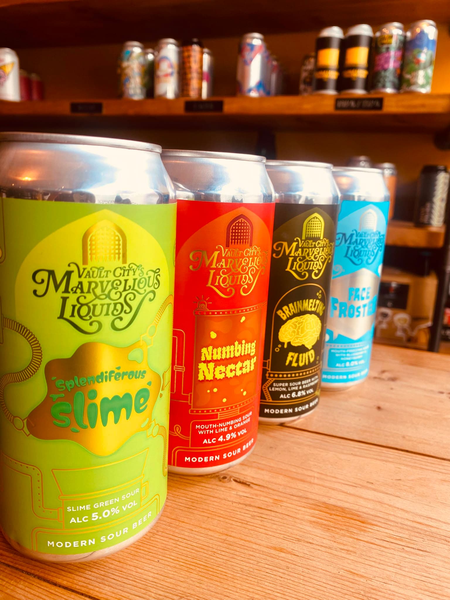 Craft beer cans